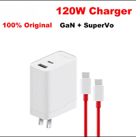 Chargeur GaN 120W d'origine, double port, charge rapide PD 120W, câble Type C pour Supervooc Oneplus 13 12 11 10 Pro Ace 3 Nord 3 4