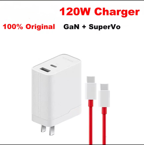 Chargeur GaN 120W d'origine, double port, charge rapide PD 120W, câble Type C pour Supervooc Oneplus 13 12 11 10 Pro Ace 3 Nord 3 4 - Product Image 2