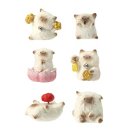 CAT PAI Emotion Blind Box Figurine d'Action Chat Siamese Mignon Boîte Mystère Surprise Aléatoire Objets de Collection Mystérieux Décoration d'Intérieur