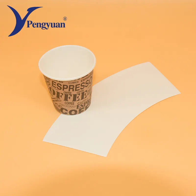 100 ml çift duvar kahve kağıt bardak boşlukları baskı