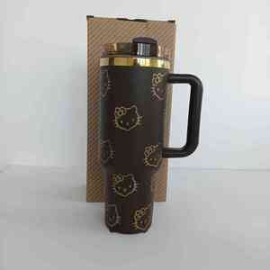 Ama Zon <strong>Hot</strong> Custom KT StanLCup Vacuum <strong>Flask</strong> &amp; Thermos H2.0 Stainless Steel Luxury Double Wall Thermal 40oz Tumbler Set with Box - Product Image 5