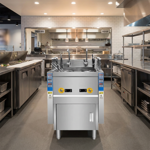 Machine à Cuisiner les Légumes et les Nouilles à Levage Automatique au Gaz JZML-6-R pour Restaurant - Product Image 2