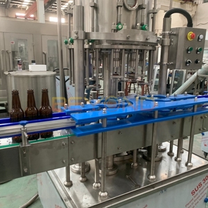<strong>High</strong>-<strong>Speed</strong> Automated Bottling Line System for Vodka, Whisky &amp; Wine Production - Integrated Filling and Crown Capping <strong>Solutions</strong> - Product Image 4