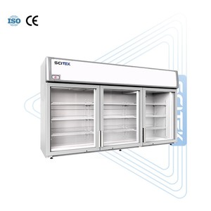 SCITEK -25 ° Congelador Vertical C de -10 a -25 Grados ° Sensor NTC, Termostato Electrónico, Enfriamiento por Aire Forzado, Puerta de Vidrio Templado de Doble Capa - Product Image 2