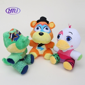 XM ใหม่ห้าคืน 18 ซม.ฝันร้ายFreddyหมีFoxyกับดักปลอม<span class=keywords><strong>Bonnie</strong></span>ที่Freddyตุ๊กตานุ่มFnafตุ๊กตายัดไส้สัตว์ของเล่น