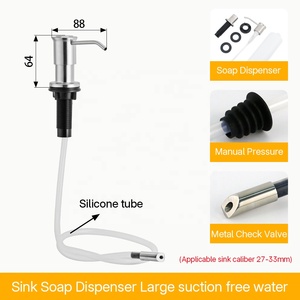 Dispensador de Jabón Líquido Comercial para Contenedores, Dispensador Manual de Gel de <span class=keywords><strong>Ducha</strong></span>, Champú y Desinfectante con Tubo de Extensión - Product Image 3