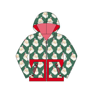 ชุดเสื้อผ้าเด็กตะวันตกแขนยาวพิมพ์ลายซานต้าสำหรับเด็กผู้ชายวัยหัดเดินเสื้อพิมพ์ลายบูติกสำหรับเด็กเล็ก - Product Image 1