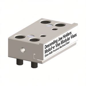 Soportes de mandíbula descendente para tornos modulares, tornos modulares de 20 mm de ancho, acero mecanizado de precisión - Product Image 2