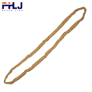 Sangle de levage ronde sans fin 100 % polyester orange, certifiée TUV CE GS EN1492-1, conforme ISO9001 - Product Image 5