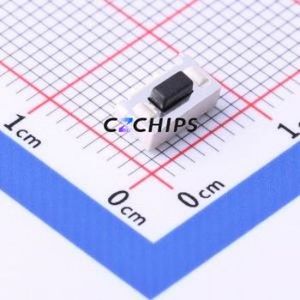 TSB003A3526A Tactile Switch SMD Switch Rectangle Button 2.6N Horizontal Mount 7.7mm - Product Image 1