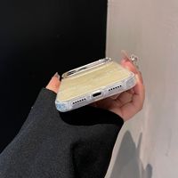 Funda Metálica con Diamantes para iPhone 17 Pro Max, Carcasa Transparente con Brillantina, Compatible, Resistente a Impactos, Diseño Lindo y Elegante
