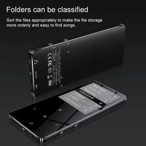 Lecteur <span class=keywords><strong>MP3</strong></span> sans fil portable <span class=keywords><strong>en</strong></span> métal avec écran tactile <span class=keywords><strong>de</strong></span> 1,8 pouce, 16 Go, son HiFi - Product Image 6