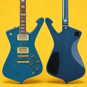 Guitarra Eléctrica Personalizada de 6 Cuerdas con Cuerpo de <span class=keywords><strong>Okumen</strong></span> Sólido para Actuaciones de Jazz y Fusión - Product Image 3