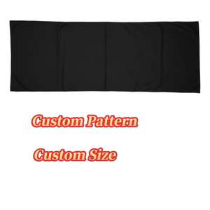 Soft Custom Logo UV Reativo Poliéster Multifuncional Quadrado Lenço Pashmina Stretch Inverno Impresso Psicodélico - Product Image 5