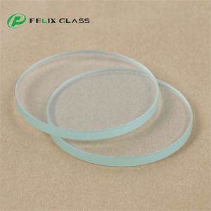 Verre trempé rond transparent personnalisé par le fabricant pour éclairage LED extérieur - Product Image 5