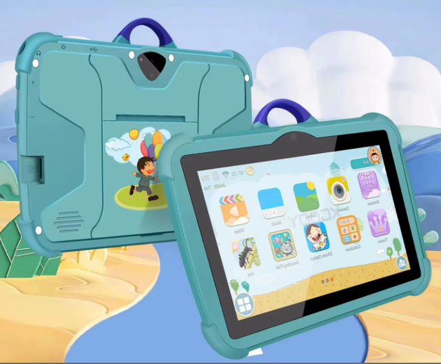Popular7 Inch Kids Tablet PC Android 12 Built-in WIFI BT IWAWA Learning Software the Best Gift for Kids
