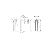 Cerradura Inteligente de Lujo con Cuerpo de Aleación de Zinc, Pestillo Único, Huella Dactilar, Bluetooth y Tuya para Apartamentos y Hostelería