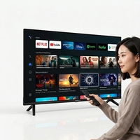 Televisor LED Inteligente Android HD de 32 Pulgadas con Aplicaciones Integradas y Pantalla Ancha para Entretenimiento en el Hogar