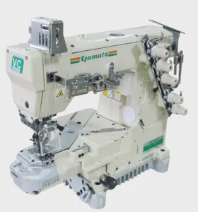 Máquina de coser industrial Yamato, clase económica, Tipo 2 o 3, máquina de puntada de enclavamiento de cama de cilindro aerodinámico de 2 o 3 agujas