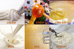 Machine à fouetter la crème pour faire du gâteau au chiffon, mélangeur à aération de la crème et du lait pour faire du yaourt, du gâteau mousseux - Product Image 5