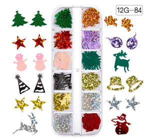 Vente chaude 3D Lash Decal Pour La Fête De Noël Nail Decal Pour La Fête - Product Image 6