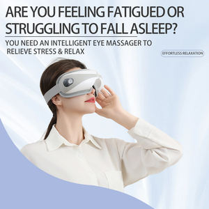 جهاز تدليك العين الكهربائي الذكي المحمول 2025 مع نظارات خيزران ذكية وتسخين وتحكم بالوقت وتحكم لاسلكي - Product Image 2