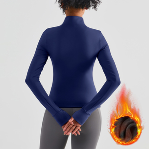 Haute qualité marine femmes TopsNylon chemise d'équitation Spandex Basalayer vêtements de sport équestre en liquidation - Product Image 1