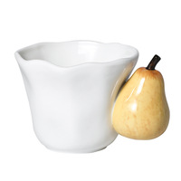 Tasse en céramique de fruits peints à la main de grande valeur Style classique moderne stocké tasse à eau en grès cadeau de vacances ou Souvenir