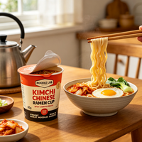 200g Spicy Kimchi Flavor Instant Ramen Noodles Korean Style Bulk Pack Halal 3 Min Cook B2B