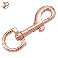 HORSE LOVE 19*83mm 102174 Mousqueton pivotant en zinc, style simple, couleur et design personnalisés