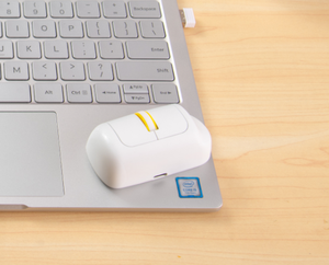 Ngang Chuột I2 Im Lặng Chế Độ Kép 2.4G Siêu Di Động Ergonomic Chuột Không Dây Cho Văn Phòng Di Động Máy Tính Màu Đen - Product Image 2