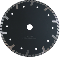 Lame de coupe diamantée turbo circulaire industrielle JDK OEM de 4,5 à 9 pouces pour granit, quartz et pierre, 150 mm