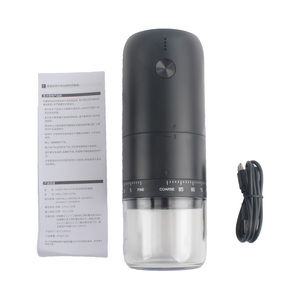 Moulin à café électrique portable, réglage de la finesse, broyeur à meules, rechargeable USB, pour la maison et les voyages - Product Image 5