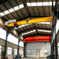 Pont roulant monopoutre de type européen 15-20 tonnes avec palan électrique, haute hauteur de levage pour manutention en atelier
