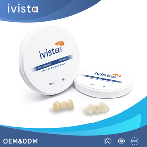 Bloc de zircone haute résistance IVISTA SHT à 47 % de translucidité, sûr et fiable, disponible en OEM, pour couronnes d'implants dentaires en milieu hospitalier - Product Image 2