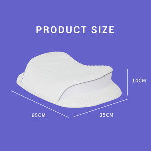 Oreiller cervical orthopédique pour dormeurs sur le côté, en mousse à mémoire de forme, ergonomique, réglable, soutien du cou, oreiller pour un sommeil profond - Product Image 6