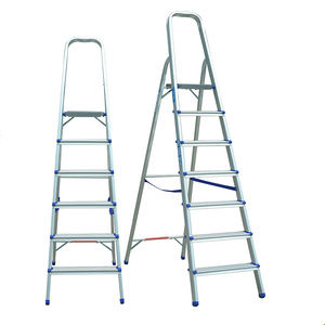 Escaleras antideslizantes plegables portátiles de alta resistencia de 3,4,5,6,7,8 escalones para escaleras de mano domésticas de seguridad de aluminio resistente fuerte <span class=keywords><strong>DIY</strong></span> - Product Image 3