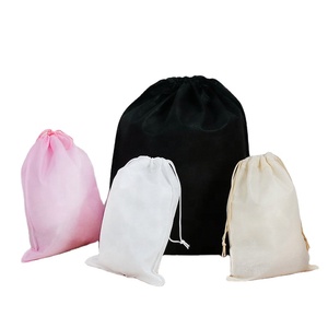 Sac de rangement et anti-poussière portable en non-tissé réutilisable avec cordon de serrage, design tendance, prix de gros - Product Image 3