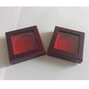 Hộp gỗ đựng huy hiệu kỷ niệm, hộp đựng tiền xu, hộp quà tặng, kích thước tùy chỉnh, chất lượng cao - Product Image 4