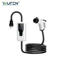 Estación de Carga para Vehículos Eléctricos Wufen Nivel 2, 7KW, Conector Tipo 1 con Enchufe NEMA 6-50P, Nuevo, 32A, para Cargador de Vehículos Eléctricos Doméstico