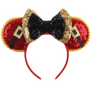 ربطة شعر منزلية نهارية فاخرة زهرة فراشة ترتر القوس ميكي الأذن عقال اكسسوارات الشعر السحرية - Product Image 6