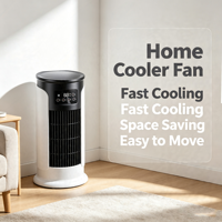Ventilateur Rafraîchisseur d'Air Portable Autonome Silencieux avec Humidificateur à Brume, 3 Lames, 6 Vitesses Réglables, USB, pour Bureau, Vente en Gros