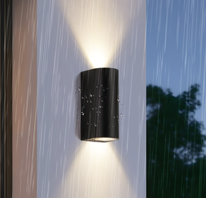 Black LED <b>Wall</b> Lamp GU10 Socket Indoor <b>Sconce</b> 100x200mm Warm White Modern <b>Light</b> for Corridor Bedroom - Product Image 6