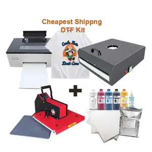 Mesin cetak kaus Transfer panas Kit mulai Printer Dtf kualitas tinggi mesin Film pencetak Inkjet A3 A4 pencetak Dtf L1800 L805