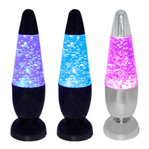 J & R RGB LED Glitter luce notturna 3D Multi-colore razzo <span class=keywords><strong>Lava</strong></span> lampada bianco caldo nero per soggiorno camera da letto Idea regalo - Product Image 6