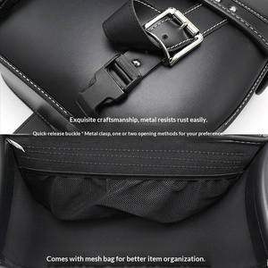 Bolsa de Accesorios Multifuncional para Colgar en el Asiento Trasero del Tanque de Combustible de Motocicletas y Vehículos Eléctricos de Color Sólido - Product Image 3