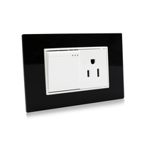 סיטונאי אמריקה מגורים כיתה 15A 125V נדנדה אור על/כיבוי לוח 1 כנופיית 1 דרך 2 דרך לשלושה שקעי שקע