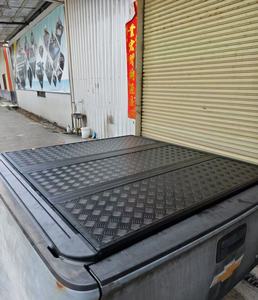 Longwyll, cubierta deslizante de tres pliegues de alta calidad, cubierta de Tonneau deslizante para camioneta para Toyota <span class=keywords><strong>HILUX</strong></span> <span class=keywords><strong>SR</strong></span> - Product Image 4