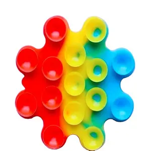 Silicone Multi-colored Game Pop Silicone Sucker Darts Pop Throwing Darts Football Shape Sticky Suction Cup Toy Mini Darts Toy