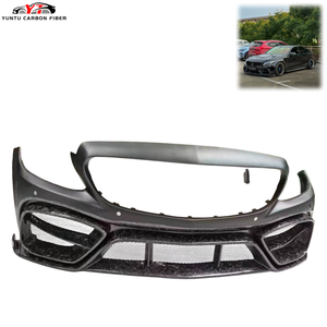 Pare-chocs avant en fibre de carbone de haute qualité de type IMP, adapté aux <span class=keywords><strong>Mercedes</strong></span> Benz W205 <span class=keywords><strong>AMG</strong></span> C63 C63s berline <span class=keywords><strong>quatre</strong></span> portes 2015-2021 - Product Image 1